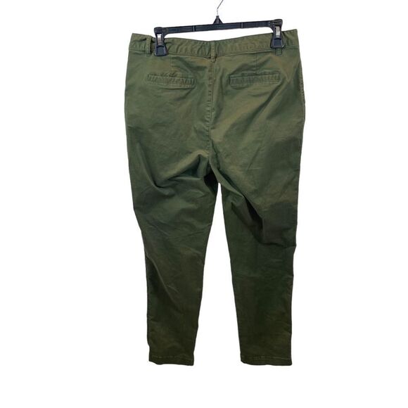 Amazon Essentials Brand Dark Green Chino Trouser Pants Size 28 - Picture 4 of 8